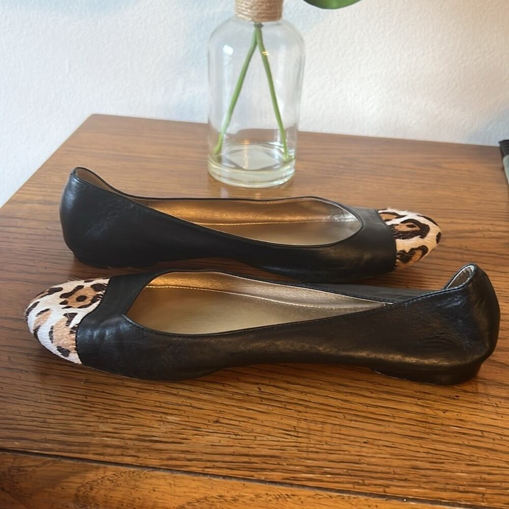 Kate spade leather/calf fur jazz flats 8.5 - Picture 7 of 9